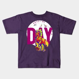 Special Day (warm horse) Kids T-Shirt